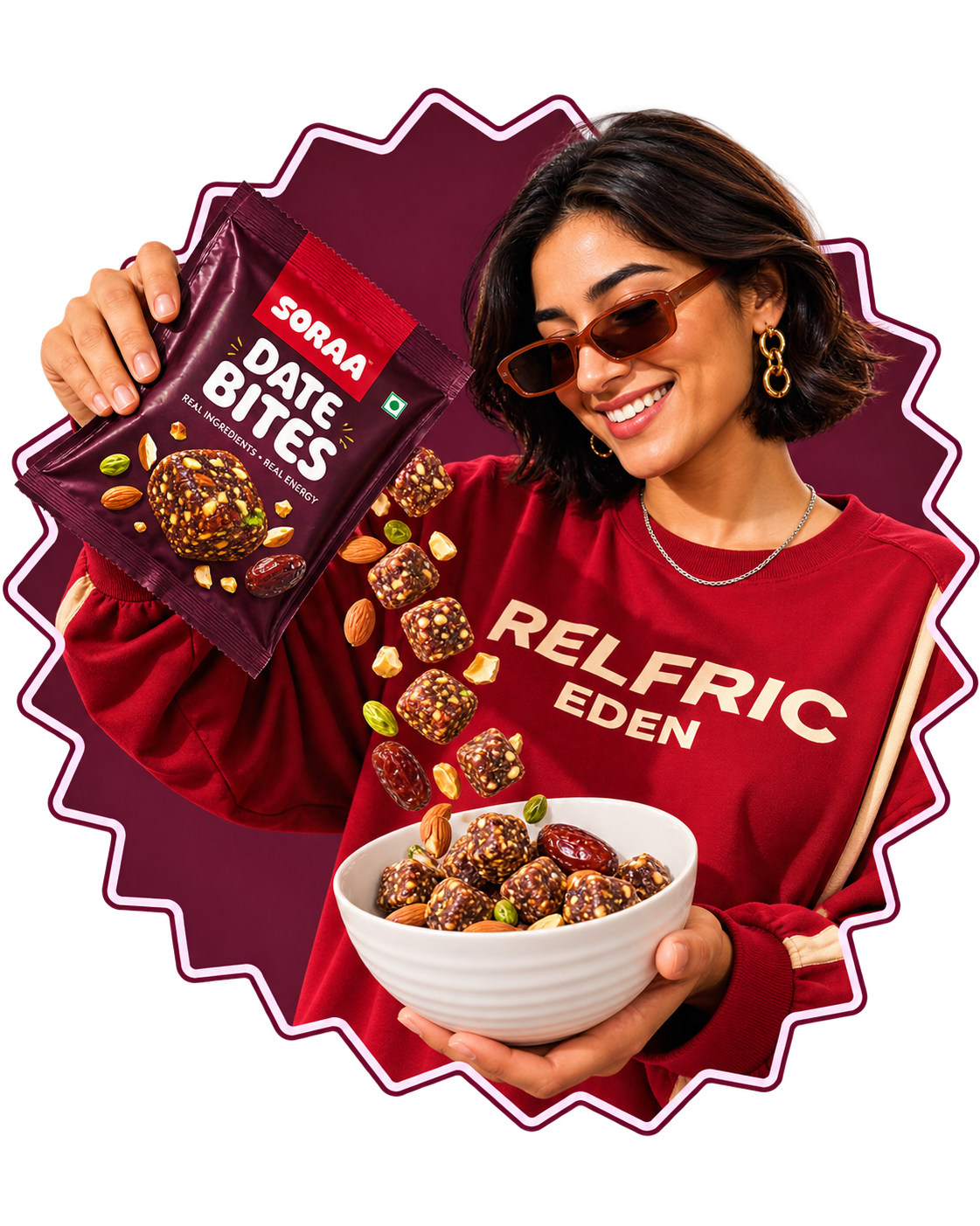 SORAA Date Bites snack moment